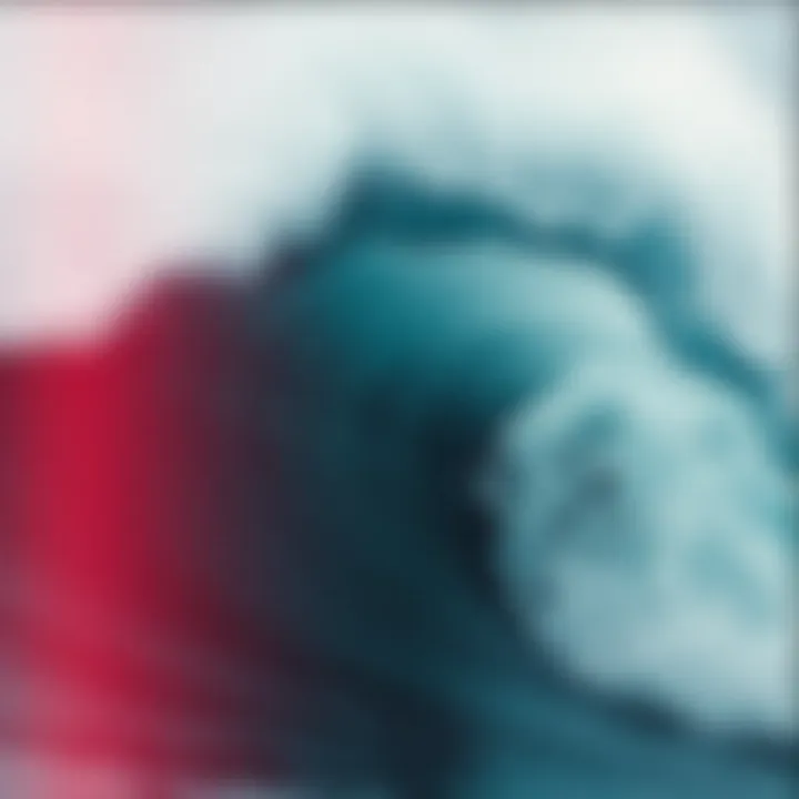 Dynamic ocean waves symbolizing endurance and performance