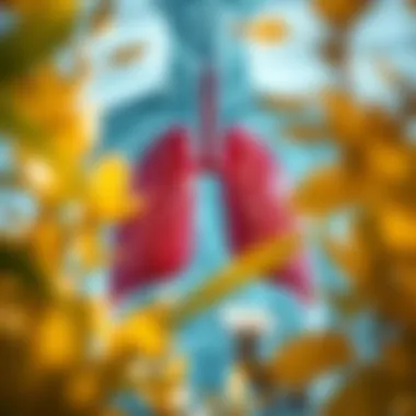 Illustration of lung expansion exercises for athletes