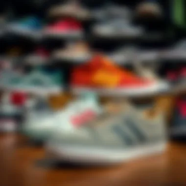 Top Skate Shoe Brands for Wide Feet A display of popular skate shoe brands known for their wide fit offerings.