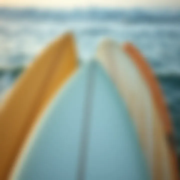 Comparison of different rail types in surfboards