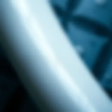 Detailed Texture of Fiberglass Fin Roller Close-up view of fiberglass fin roller texture and finish