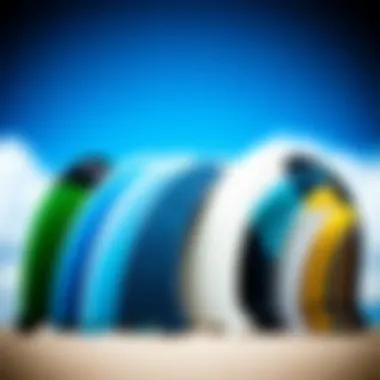 Diverse Types of Fiberglass Fin Rollers An array of different fiberglass fin roller types displayed elegantly