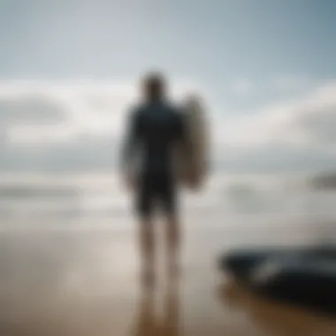 Local surfers showcasing their Vans gear at a beach in Massachusetts