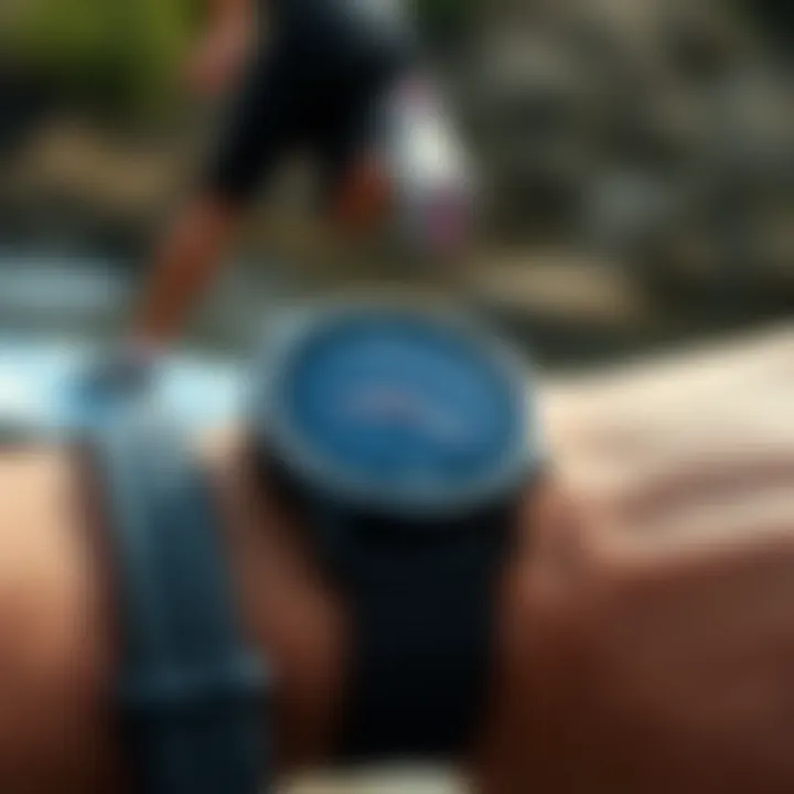 Garmin smartwatch tracking various sports activities