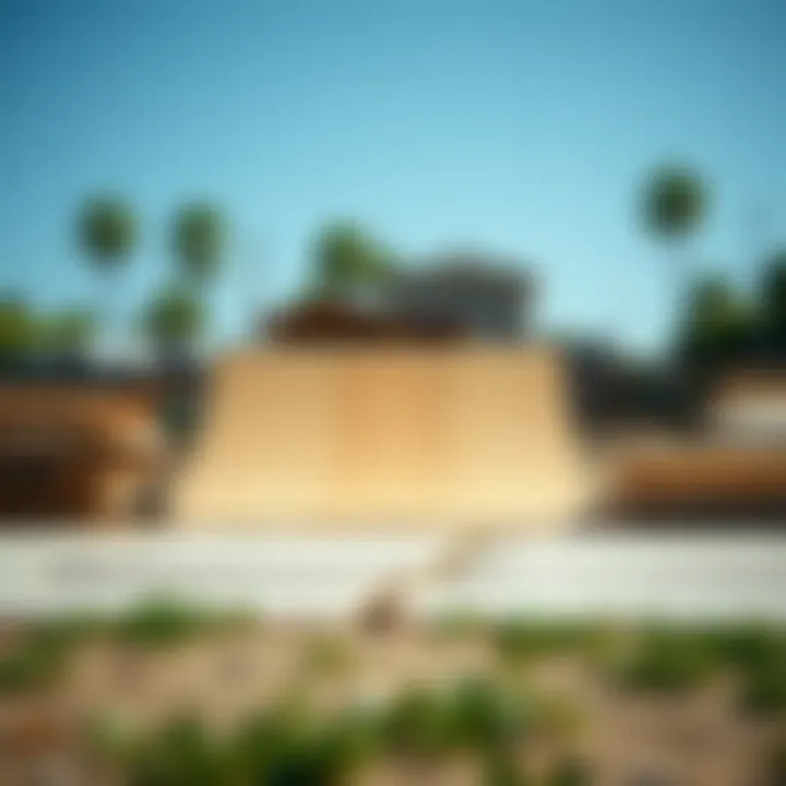 Essential Materials for Ramp Construction Materials for skateboard ramp construction laid out