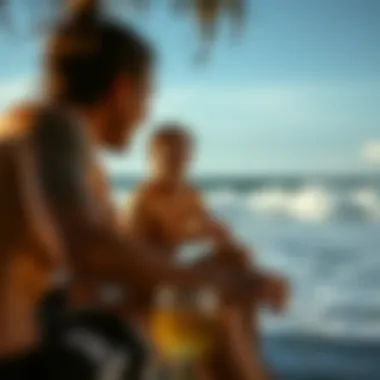 Cultural exchange moment between hosts and guests