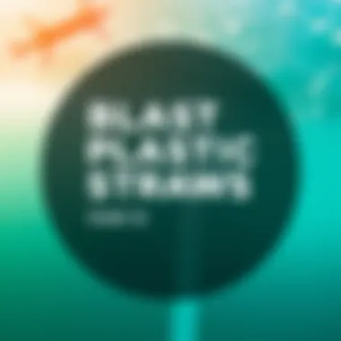 Environmental Impact of Plastic Straws An infographic showcasing the environmental impact of plastic straws on marine ecosystems