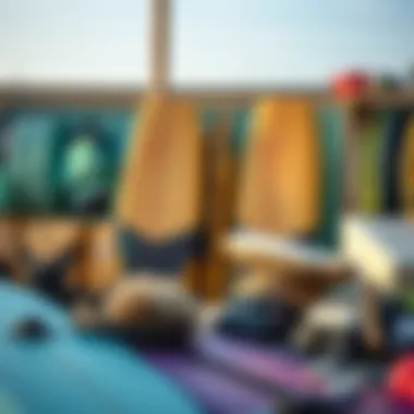 Eco-Friendly Surf Gear Collection Eco-friendly surf gear display