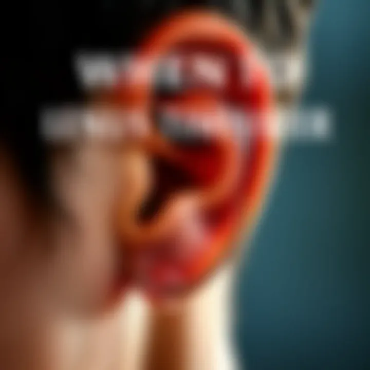 When to Consult a Professional for Ear Health Visual representation of when to seek professional help for ear issues