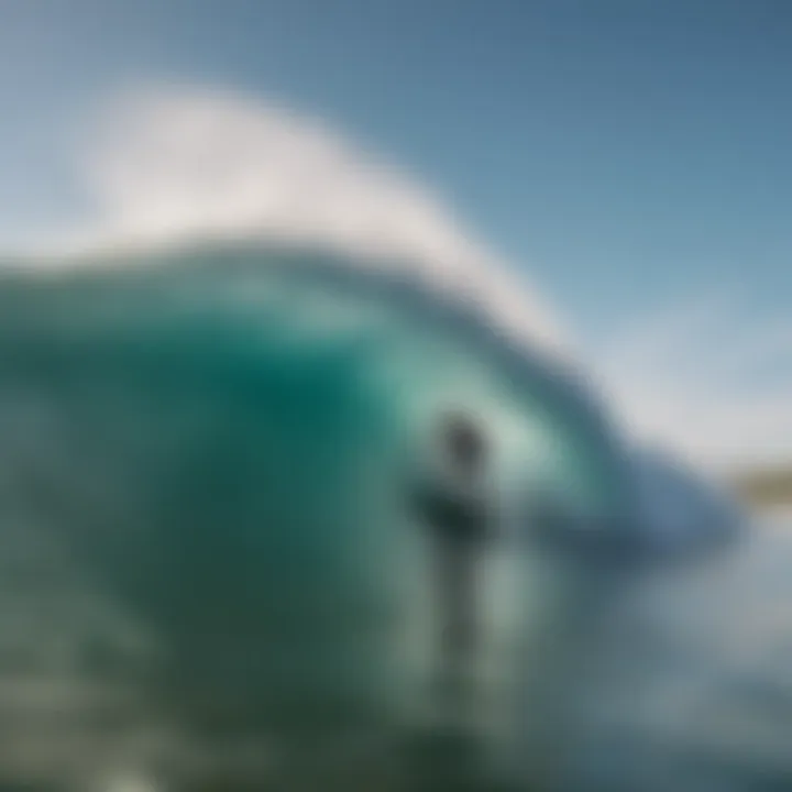 Surfer riding a wave at one of Barra Grande's famous surf breaks