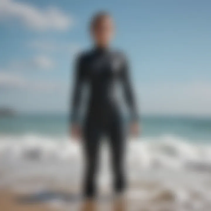 Comparison of different wetsuit designs suitable for various water sports