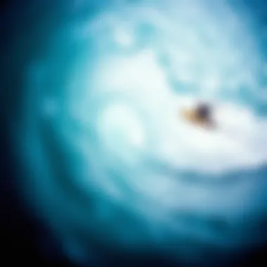 Capturing a perfect wave with the GoPro Cube Camera.