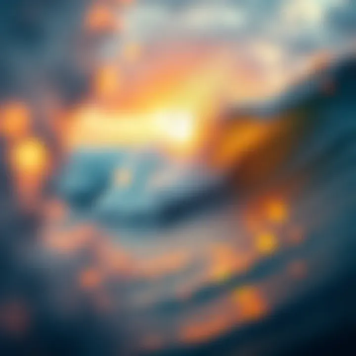 Editing surf footage using software tools.