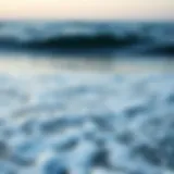 The Serenity of Ocean Waves Calm ocean waves gently lapping at the shore