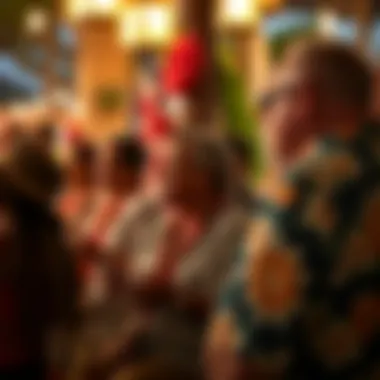 Guests enjoying a cultural event at Surfjack Waikiki