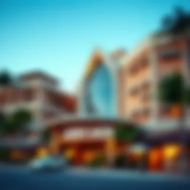 Exterior view of Surfjack Waikiki showcasing its unique architectural design