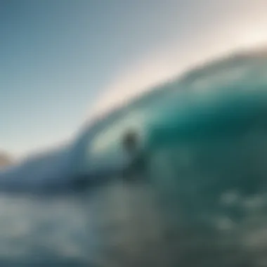 Diverse surfers enjoying waves at the beach