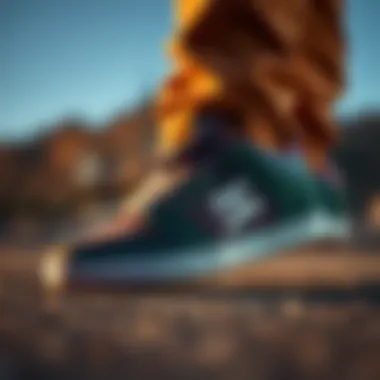 DC skate shoe model showcasing comfort and design