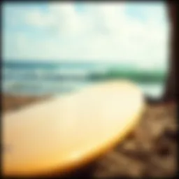 A beautifully crafted longboard showcasing its sleek design