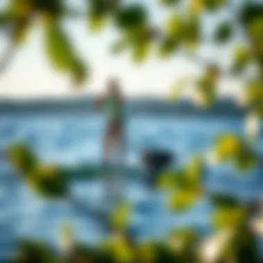 Eco-Friendly Aspects of Motorized SUPs A serene environment highlighting the eco-friendliness of modern SUPs.