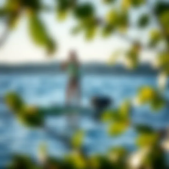 Eco-Friendly Aspects of Motorized SUPs A serene environment highlighting the eco-friendliness of modern SUPs.