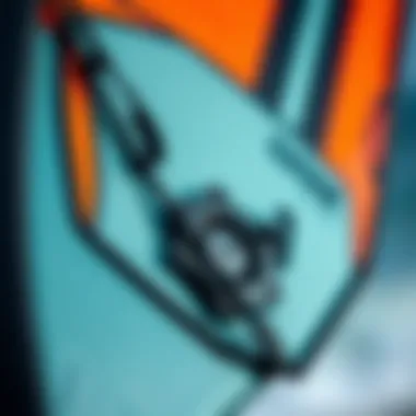 Close-up of the Ozone Trainer Kite showcasing its design features