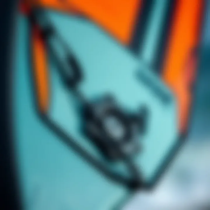 Close-up of the Ozone Trainer Kite showcasing its design features