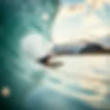 Artificial wave park in Austin showcasing surfers