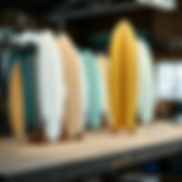 Expert tips on maintaining fiberglass skimboards displayed on a workbench