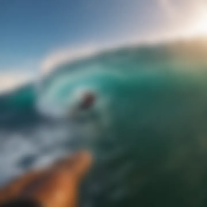 Stunning footage captured via GoPro in dynamic ocean conditions