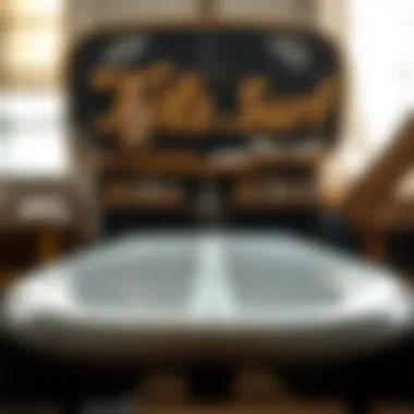 Selection of different resin types for surfboard building