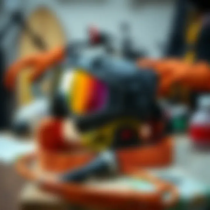 Safety gear and equipment for fiberglass application