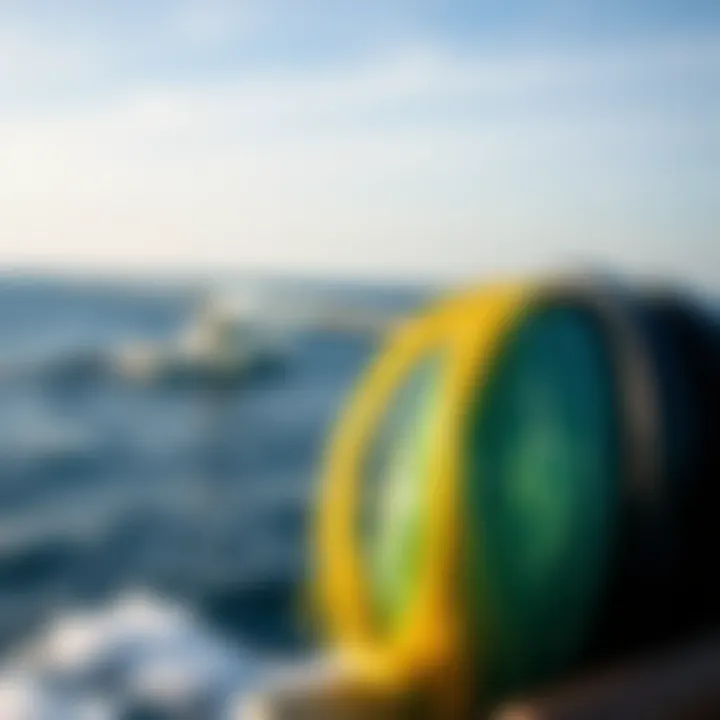 Comparison of various fishing lines: monofilament, braided, and fluorocarbon