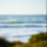 Gentle waves crashing on the pristine shores of Hossegor