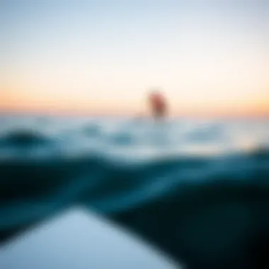 Choosing the Right Board for Your Environment Paddler navigating a calm water environment, highlighting choice relevance