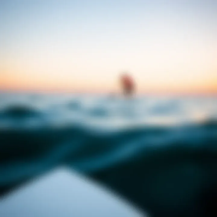 Choosing the Right Board for Your Environment Paddler navigating a calm water environment, highlighting choice relevance