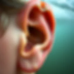 Visual representation of an eardrum anatomy