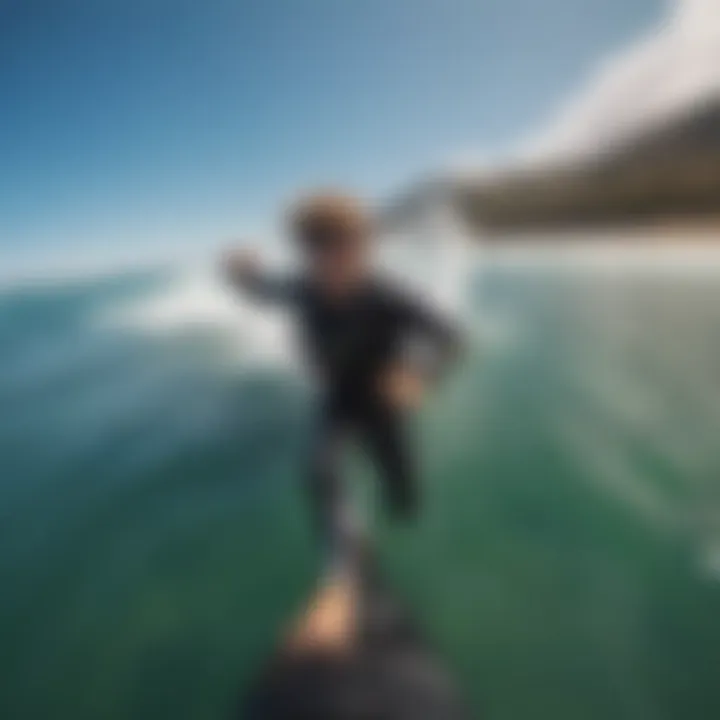 Stunning footage captured from a GoPro during a kitesurfing adventure.