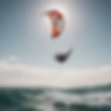 Kitesurfer Utilizing Cabrinha Contra 15m