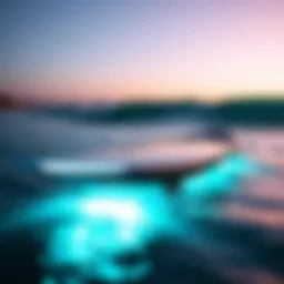 Sleek design of the Lampuga electric surfboard