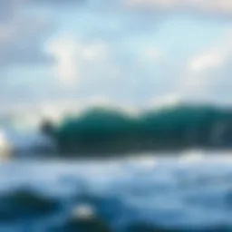 Majestic waves crashing at a popular Maui surf spot