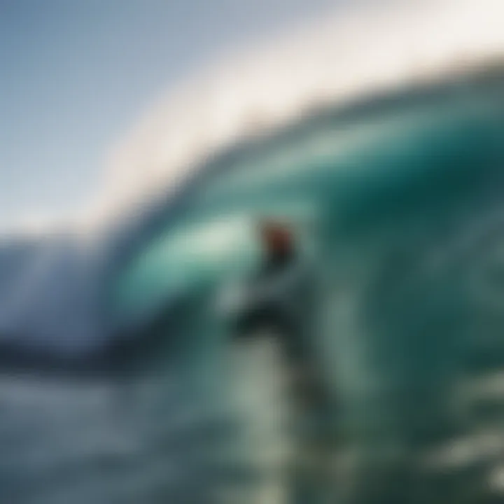 Surfers enjoying ideal wave conditions