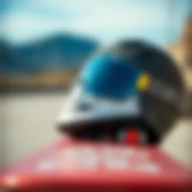 Essential Protective Gear for Safety Close-up of protective gear for skateboarding