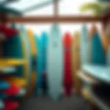 Explore a Diverse Range of Surfboards Vibrant surfboard collection displayed online