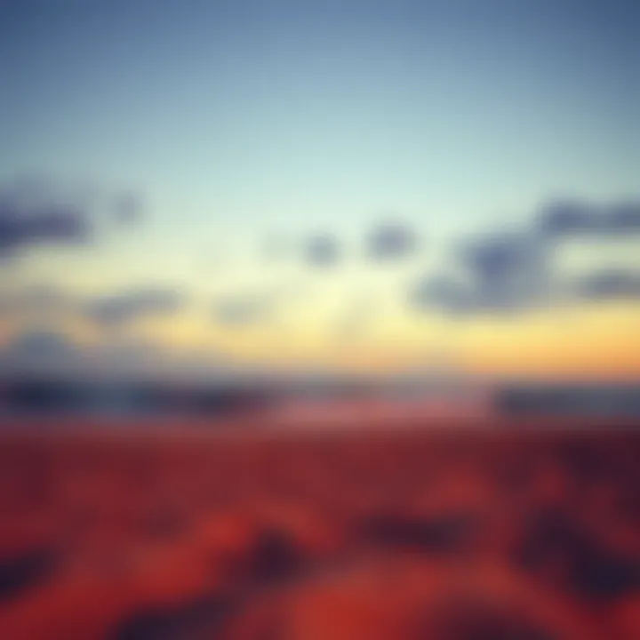 Dusk at the Beach: A Sound Oasis A peaceful beach scene at dusk with soft ocean sounds