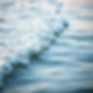 The Serenity of Ocean Waves Tranquil ocean waves gently lapping at the shore