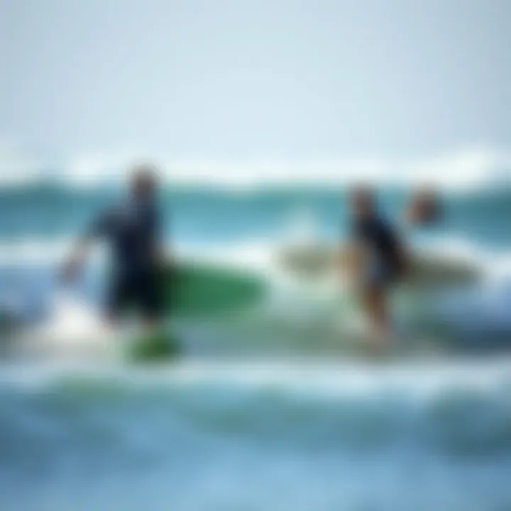 Dynamic surf training session