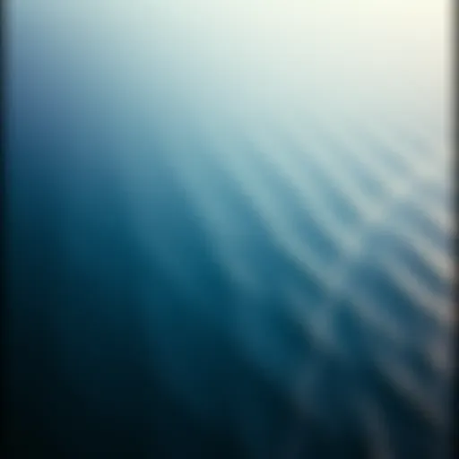 Expansive Aerial Perspective of the Pacific A breathtaking aerial view of the Pacific Ocean's vast expanse