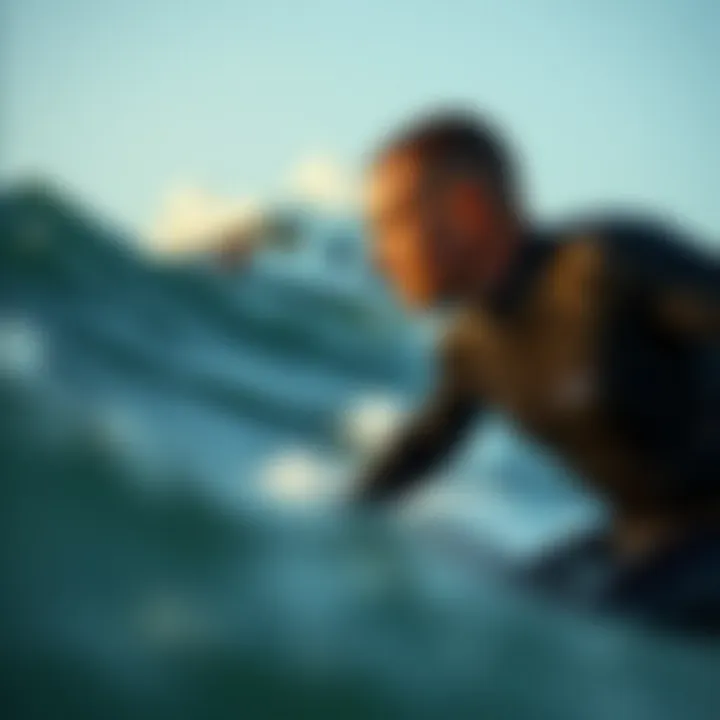 Performance in Real Conditions Patagonia wetsuit in action during a surf session, highlighting performance