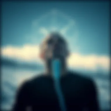 An illustration depicting the physiological effects of dehydration